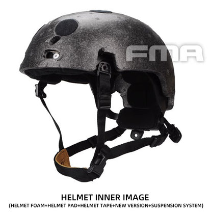 FMA Tactical Fast Helmet Suspension System Advanced Memory Helmet Spume Military Wargame Training Outdoor Cycling Biking Real-life CS Helmet TB1050