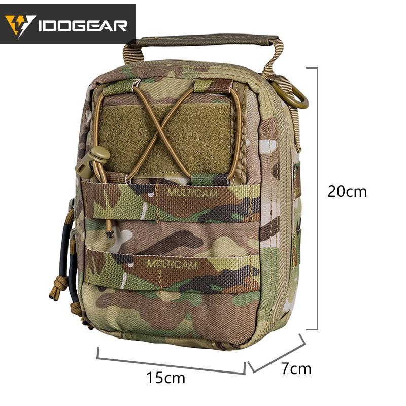 IDOGEAR Tactical Medical Pouch Molle First Aid EMT Utility Pouch Hunting Nylon Bag 3523