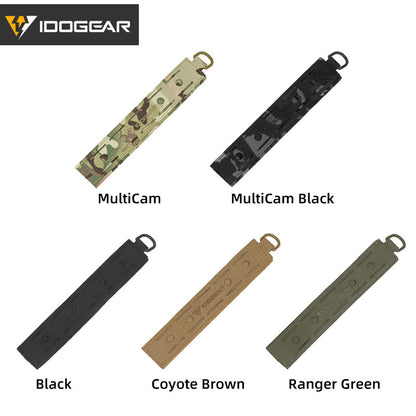 IDOGEAR Tactical Headset Cover with D-Buckle Hanger MOLLE Laser Cut Nylon Universal Headset Cover Pads Camouflage Headset Protective Breathable Cloth 3948