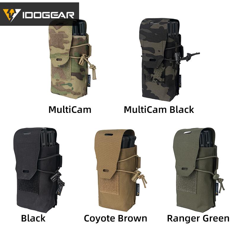 IDOGEAR Tactical Double Mag Pouch For 556 Mag Multi-function MOLLE Pouch Military Mag Pouch For 5.56/5.45 Mag 3594