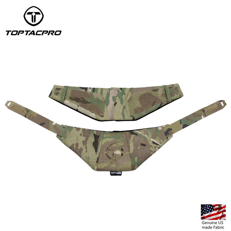 TOPTACPRO Tactical Neck Brace Collar Neck Protector Neck Guards For JPC FCSK 6094 CPC Vest Quick Release 8905