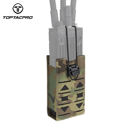 TOPTACPRO Tactical Radio Pouch For 148/152 MPU5 MOLLE Tactical Magazine Pouch 8517