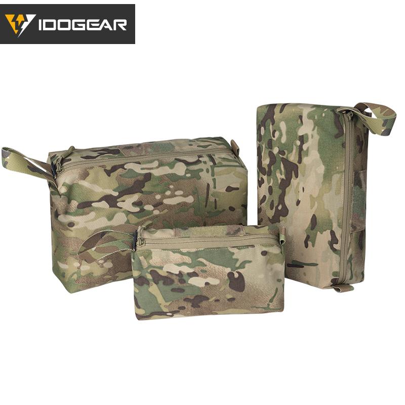 IDOGEAR Tactical Trapezoid Storage Pouch Utility Pouch Packing Cubes Military Multi-function Camouflage Practical Bag Outdoor Gear 35102