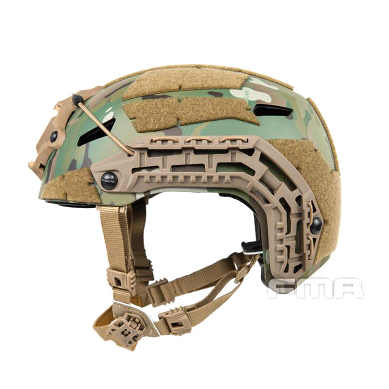 FMA Tactical Caiman Helmet with NVG Shroud Rail Headwear Helmet L/XL Size Helmet Bike Cycling Helmet 1382B