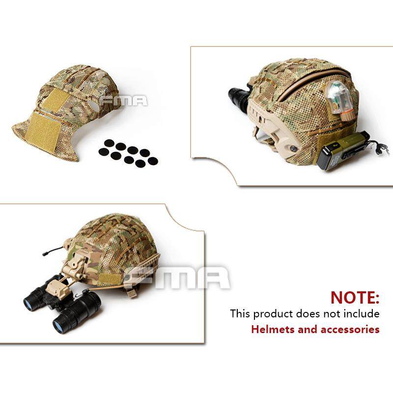 FMA Tactical AF Helmet Cover Helmet Clothes For AF Helmet Camo MultiCam Headwear hiking camouflage helmet cover 1282