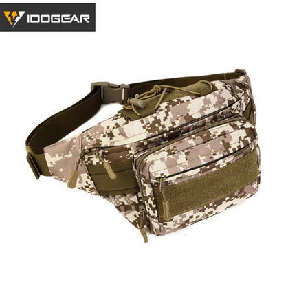 IDOGEAR Tactical Fanny Pack Waist Bag Camo Waist Pack Army Gear Military Camouflage Waist Pouch 3544