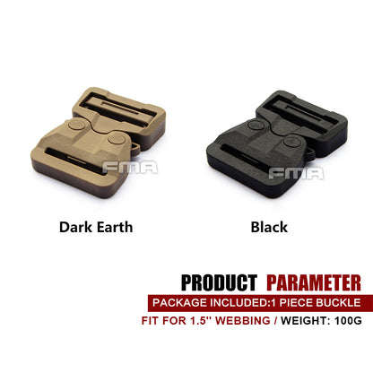 FMA Multi-function tactical Buckle For 1.5 Inch MOLLE System Complete Buckle Strap 100% Polymer Outdoor Gear TB1247