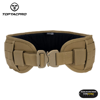 TOPTACPRO Tactical Combat Belt Quick Release Original Austrai Alpin Cobra Buckle MOLLE Load Bearing Utility Belt Tactical Duty Cummerbund 8401