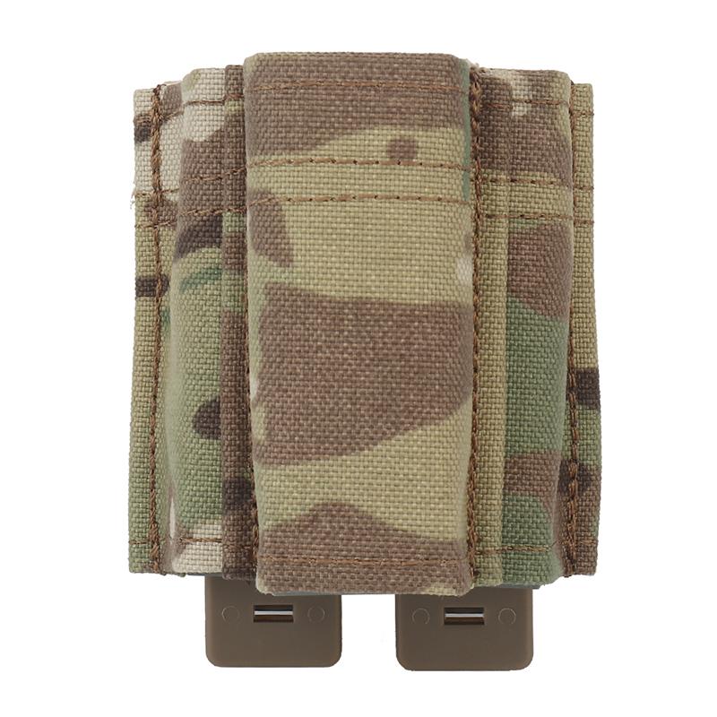 IDOGEAR Tactical Double Magazine Pouch For 5.56 & 9mm Mag with Hard Insert Carrier Quick Draw MG-F-07