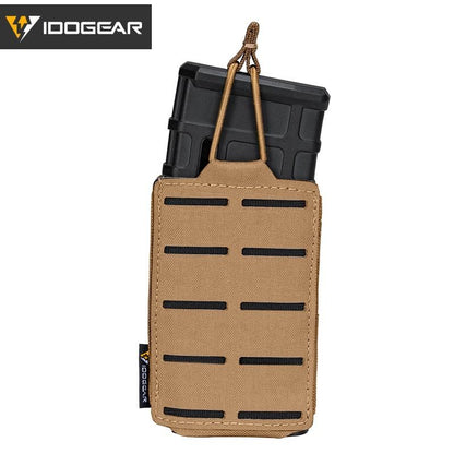 IDOGEAR Tactical Single Mag Pouch For 556 Mag Singel Magazine Carrier Military MOLLE Mag Pouch 3566