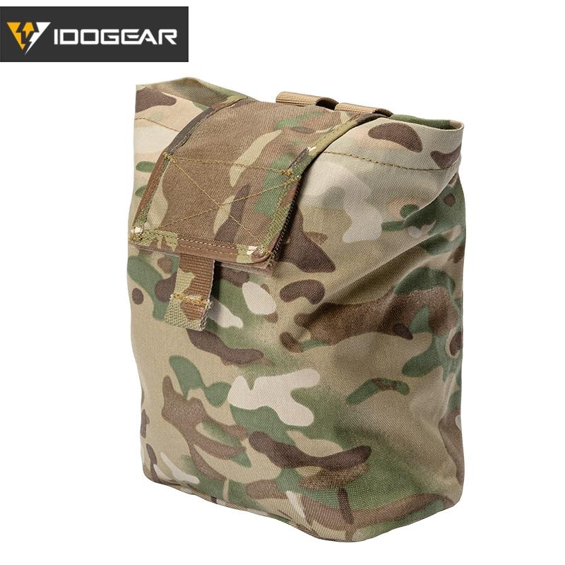 IDOGEAR Tactical Folding Molle Dump Pouch Magazine Recycling Pouch Drop Pouch 3551