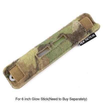 IDOGEAR PEW Tactical Glow Sticks Pouch Raptor Style Elastic Fluorescence Light Bag Military Light Sticks Holder Carrier OT41 Wargame Survival Kit