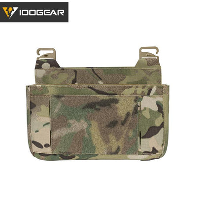 IDOGEAR Tactical DOPE Dump Pouch Tool Storage Pouch Front Panel Velcro Hook&loop Exhaust Hole with Partition Adjustable Camping Hiking Outdoor 3596