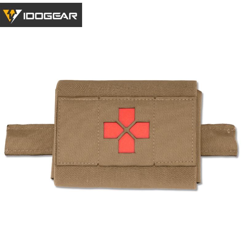 IDOGEAR Tactical Micro Med Kit Medic Pouch Molle Pouch Military Nylon Pouch FA Kits Bag Waist Bag Beltbag 3571