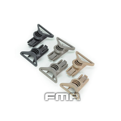 FMA Tactical Fast Helmet Goggle Swivel Clips Set 36mm for Side Rails Mount Helmet Accessory 2pcs TB312