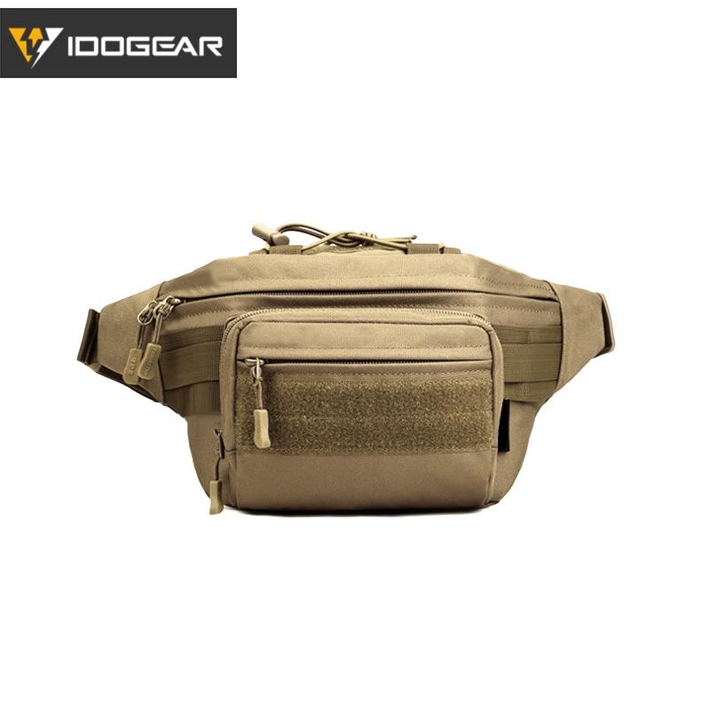 IDOGEAR Tactical Fanny Pack Waist Bag Camo Waist Pack Army Gear Military Camouflage Waist Pouch 3544