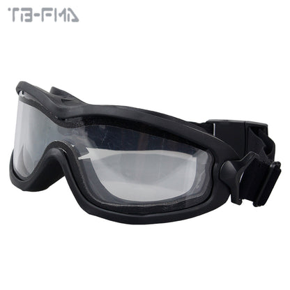 FMA Tactical Goggle With Double Layer JT Spectra Series Goggle Anti-fog Dust Glasses FPS Goggle Military Army Wargame Sports Cycling Equipments 1314B