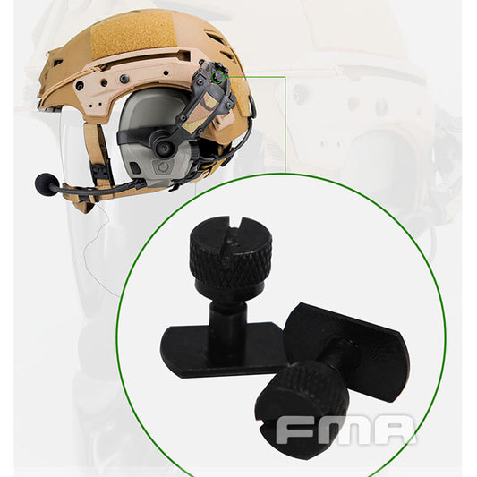 FMA Tactical Wendy Helmet Screw For AMP Communication Noise Reduction Headset one pair