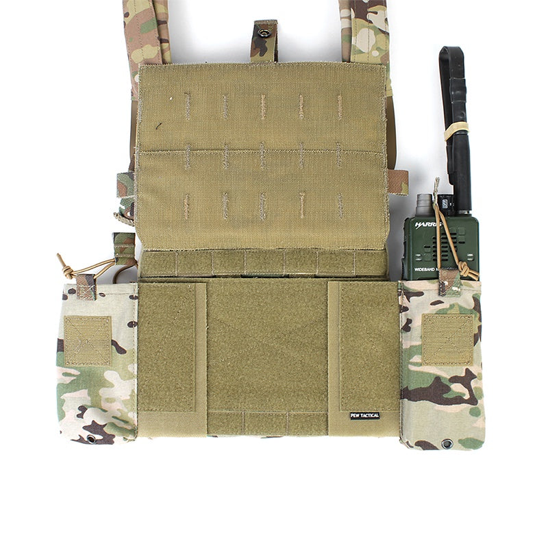 IDOGEAR PEW Tactical Radio Pouch for PRC154 PRC148 Camouflage Style Velcro MOLLE System Buckle Military Fans Outdoor Wargame Accessories UA42