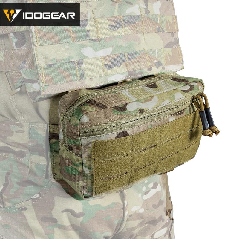 IDOGEAR Tactical Utility Pouch MOLLE Military EDC Bag Multi-function Camouflage Pouch 3563