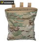 IDOGEAR Tactical Dump Pouch Molle Foldale Magazine Recycling Bag Camo Military Drop Pouch Multi-function Storage Bag 3550