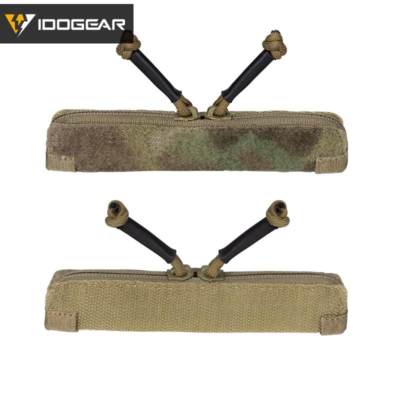 IDOGEAR Tactical Zipper Insert Pouch Storage Pocket YKK zipper Cover for JPC2.0 CPC AVS Vest 3943 Outdoor Wargame Ranger Green Gears