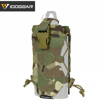 IDOGEAR Tactical Radio Pouch Bottle/kettle Carrier Quick Release Buckle walkie-talkie Pouch MOLLE 3580