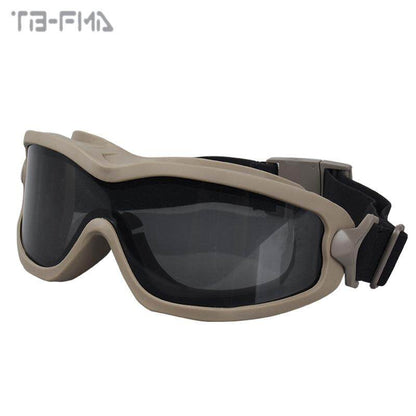 FMA Tactical Goggle With Double Layer JT Spectra Series Goggle Anti-fog Dust Glasses FPS Goggle Military Army Wargame Sports Cycling Equipments 1314B