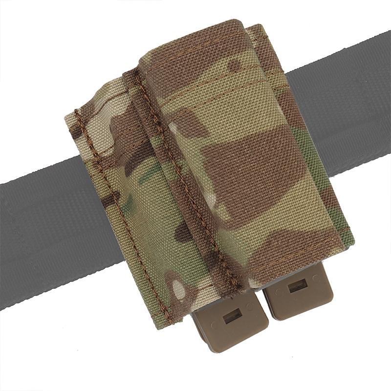 IDOGEAR Tactical Double Magazine Pouch For 5.56 & 9mm Mag with Hard Insert Carrier Quick Draw MG-F-07