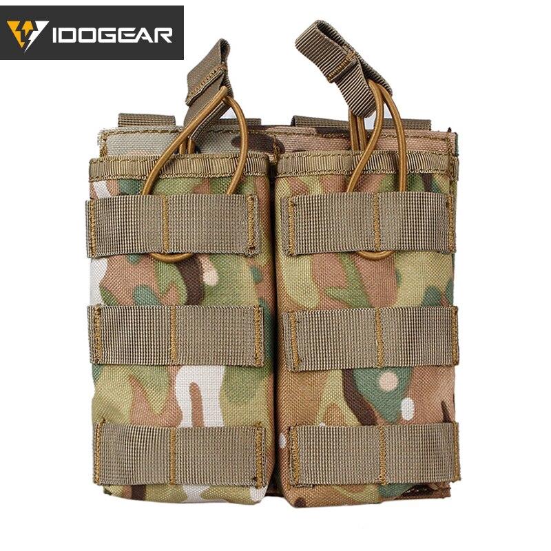 IDOGEAR Tactical Magazine Pouch For 556 Mag Molle Double MAG Pouch Carrier Modular 3532