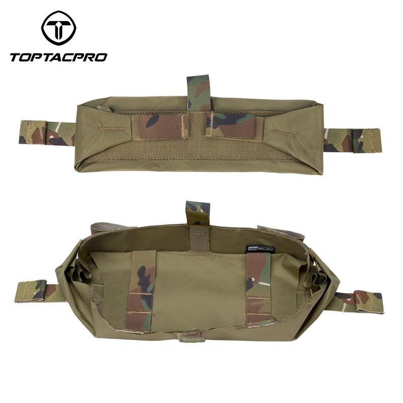 TOPTACPRO Tactical Medical Pouch Roll 1 Trauma Pouch Hook & Loop Medical Pouch IFAK First Aid Kit Pouch Tourniquet Holder 8507