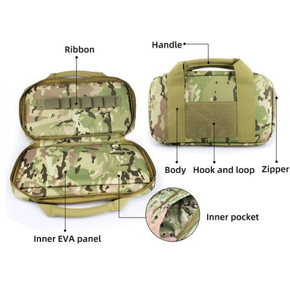 IDOGEAR Tactical Handbag Leisure Portable Function Light Bag Camping Outdoor Tactical Suitability Camo Bag GB-24