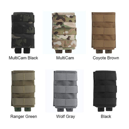 IDOGEAR Tactical Single Mag Pouch For 7.62mm Mag with Hard Insert Carrier Quick Draw Military Molle Mag Pouch MG-F-18