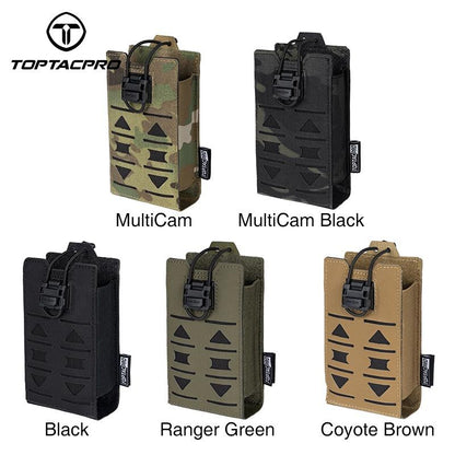 TOPTACPRO Tactical Radio Pouch For 148/152 MPU5 MOLLE Tactical Magazine Pouch 8517