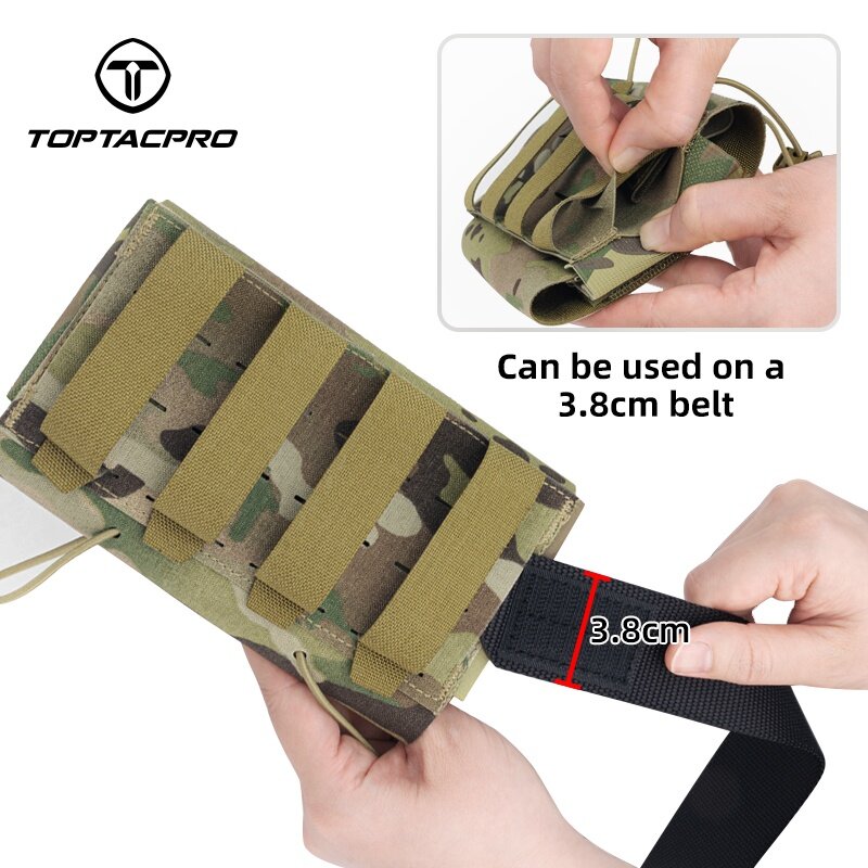 TOPTACPRO Tactical Medical Pouch First Aid Kit EMT IFAK Pouch Molle Micro Medical Pouch Blow-Out Light Pouch EMT EDC Emergency Bag 8522