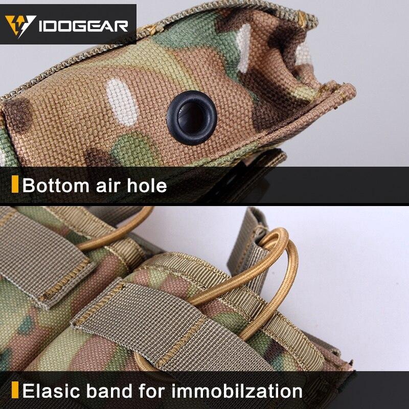 IDOGEAR Tactical Triple Magazine Pouch Molle Military MAG Pouch Carrier Modular Camouflage 3533