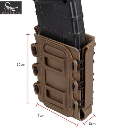 IDOGEAR Tactical Soft Shell Carrier Pouches With Molle Clip 7.62mm G Code 3516