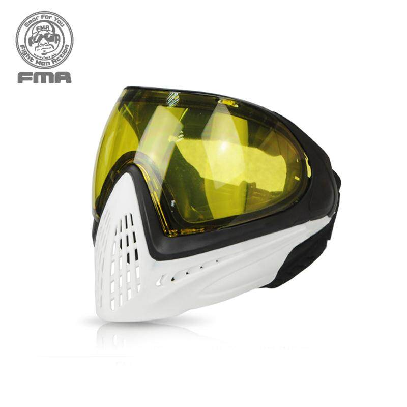 FMA F1 Full Face Safety Mask Face Guard Paintball Anti-fog Goggle Mask F0011-0021 Paintball Military Hiking Army Tactical Gear