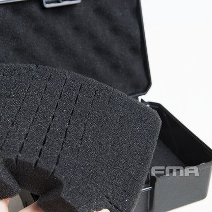 FMA Tactical Small Storage Box Plastic Carry Box Case with Sponge Shockproof Container military army camping Box Outdoor TB1356