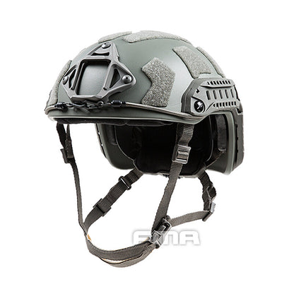 FMA Tactical SF Helmet Simple System Tactical Wargame Protective Helmet SUPER HIGH CUT Helmet Military Paintball Headwear Outdoor Cycling Biking Helmet 1315B