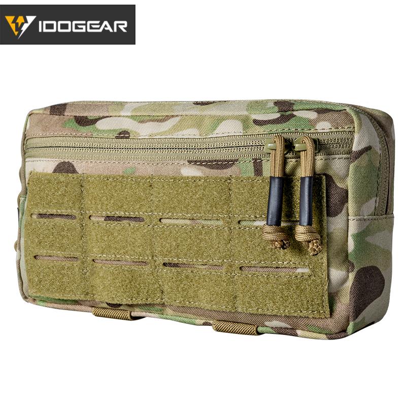 IDOGEAR Tactical Utility Pouch MOLLE Military EDC Bag Multi-function Camouflage Pouch 3563