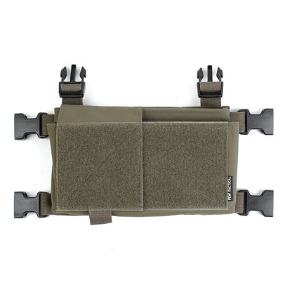 IDOGEAR PEW Tactical MK3 MK4 Front Panel Pouch Chest Rig Quick Release Modular Magazine Pouch with Inner Triple 556 Magazine Pouch VT06