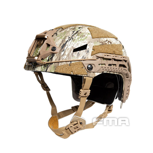 FMA Tactical Caiman Helmet with NVG Shroud Rail Headwear Helmet L/XL Size Helmet Bike Cycling Helmet 1382B