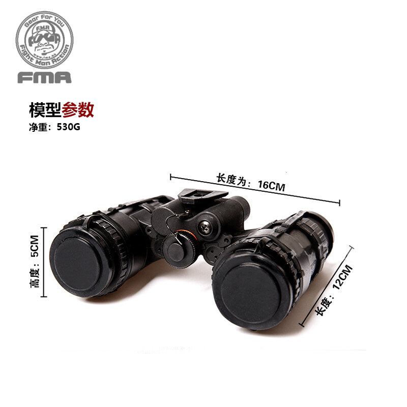 FMA Tactical PVS15 NVG Metal Night Version Dummy Model with Box No Function Binocular Outdoor Wargame Supplies 1250