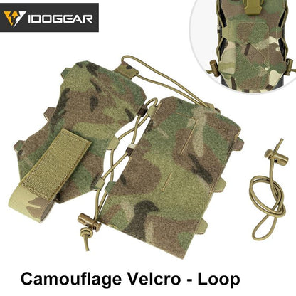 IDOGEAR Tactical Radio Pouch Bottle/kettle Carrier Quick Release Buckle walkie-talkie Pouch MOLLE 3580