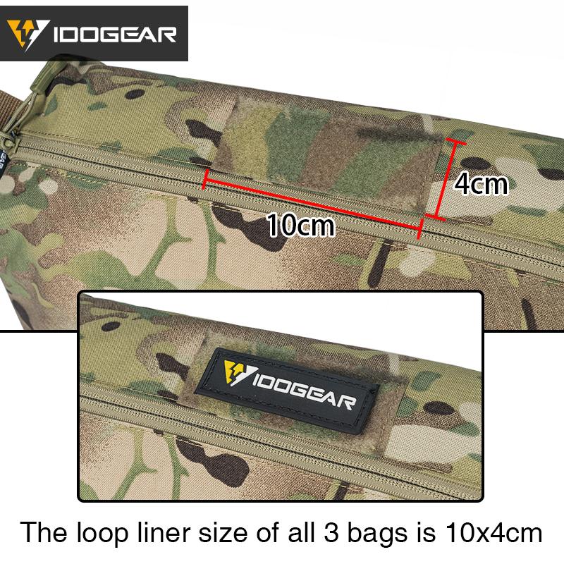 IDOGEAR Tactical Trapezoid Storage Pouch Utility Pouch Packing Cubes Military Multi-function Camouflage Practical Bag Outdoor Gear 35102