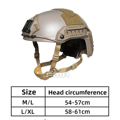 FMA Tactical Maritime Helmet Professional Protective Helmet ABS with NVG Shroud Outdoor Military Training Wargame Real-life CS Helmet 814