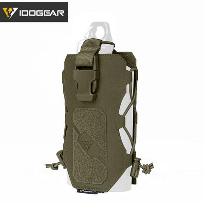 IDOGEAR Tactical Radio Pouch Bottle/kettle Carrier Quick Release Buckle walkie-talkie Pouch MOLLE 3580