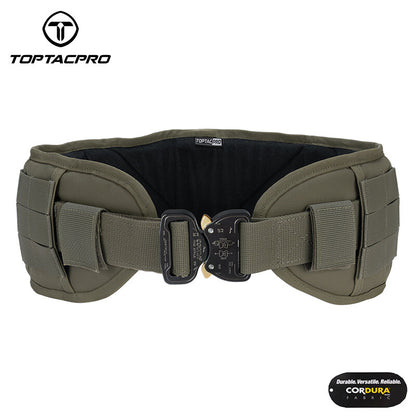 TOPTACPRO Tactical Combat Belt Quick Release Original Austrai Alpin Cobra Buckle MOLLE Load Bearing Utility Belt Tactical Duty Cummerbund 8401