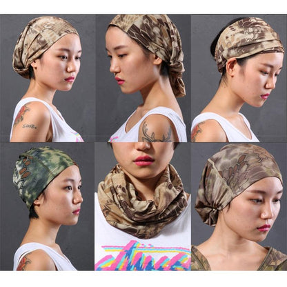 IDOGEAR Tactical Scarfs Camouflage Headwear Face Cover Cycling Neck Scarf Veil 3616